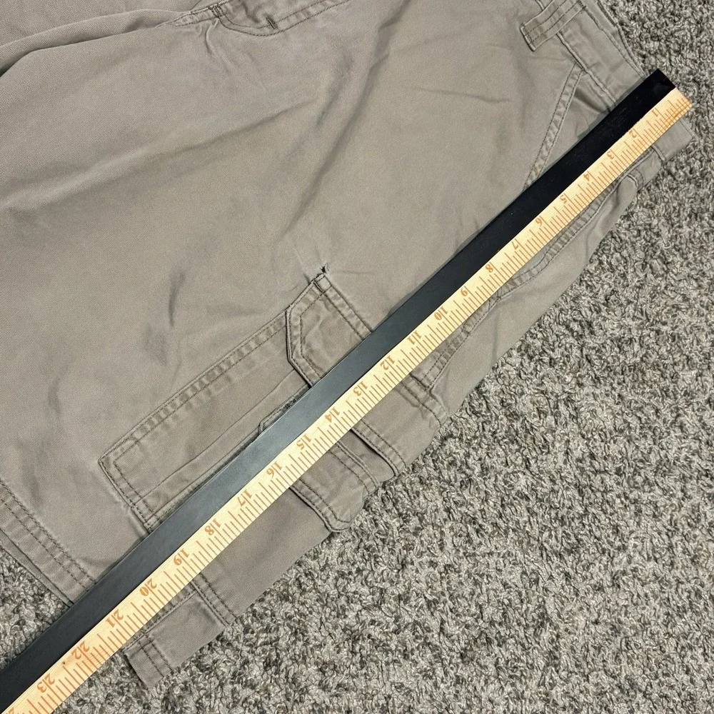 Wrangler Originals Cargo Shorts Men Khaki‎ Beige Utility Cotton Size 34